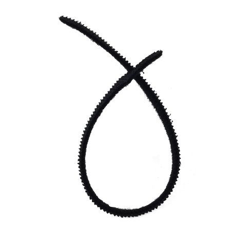 South Main Hardware 8-in  Hook and Loop -lb, Black, 100 Speciality Tie 222169